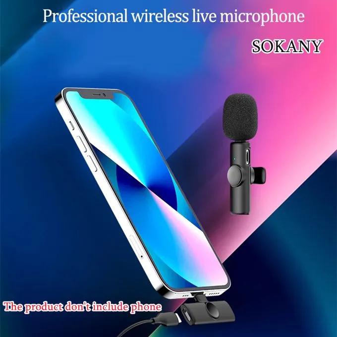 Sokany Wireless Lavalier Microphone Recording For Type-C
