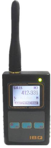 Chmobilecam IBQ-101 RF Meter &amp; Walkie Talkie Frequency Counter (Black)