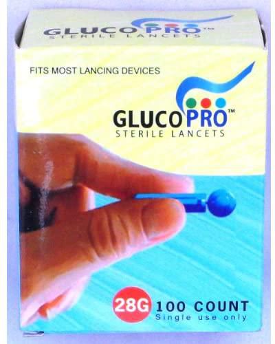 Box of 100 GlucoPro Lancets