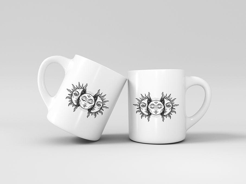 Sun Ceramic cup for espresso -Coffee 1 pcs- print_6970