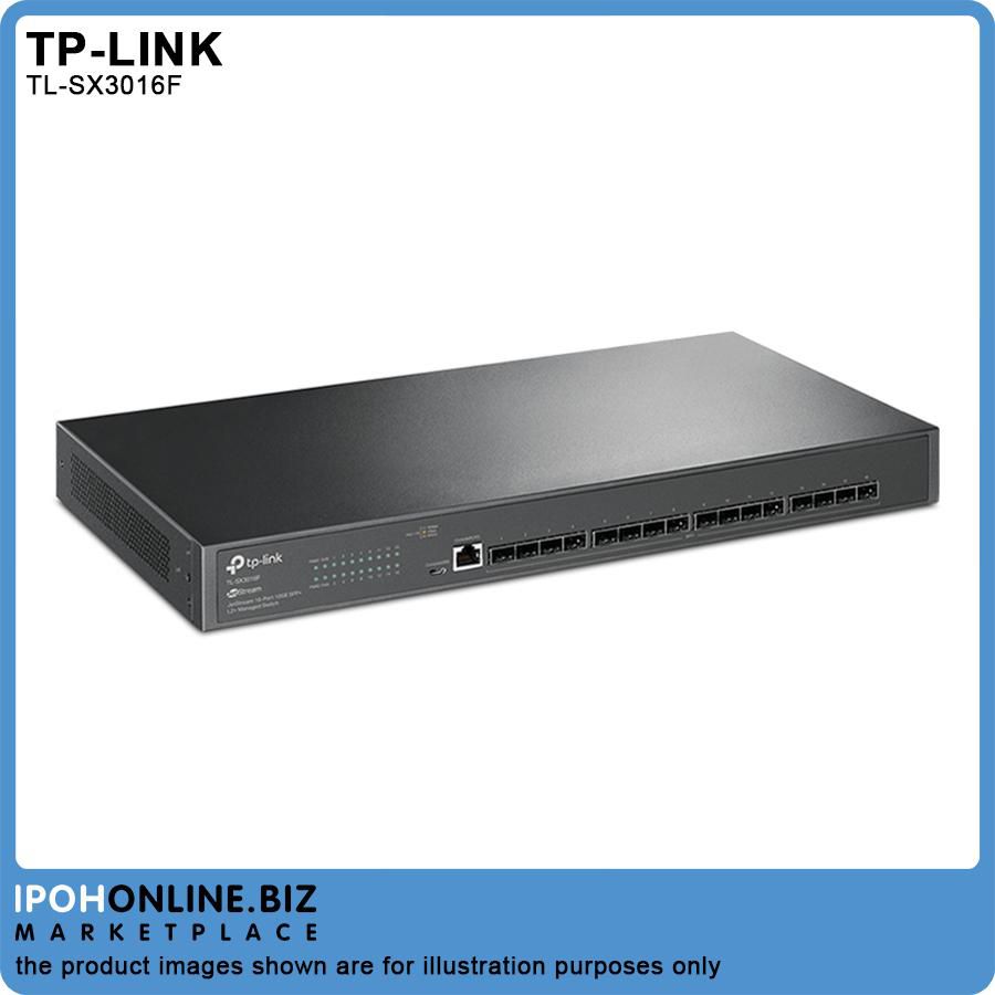 TP-Link TL-SX3016F JetStream 16-Port 10GE SFP+ L2+ Managed Switch