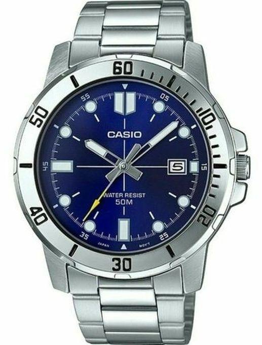 Casio MTP-VD01D-2E CASUAL ANALOG DATE WATCH For Men