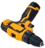 2-Speed Cordless Drill Driver With Case Yellow/Black 7inch
