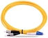 LC-FC 9/125 Singlemode Duplex Fiber Optic Patch Cable- 5 Sizes (Orange)