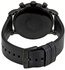 Emporio Armani AR1918 Leather Watch - Black