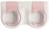 Mop And Broom Holder Pink/White 13.3 x 9 x 2.9centimeter