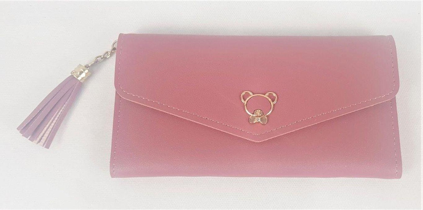 Wallet - Pink Color Leather
