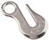 Generic 1/4" Eye Hoist Lifting Hook For Wire Rope Winch Cable Stainless Steel