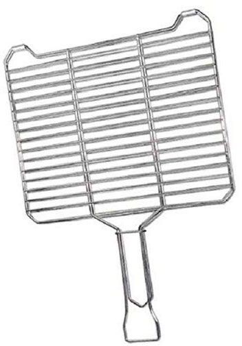 Grille Grill Net Handle 12 Chrome Stainless Steel Nickel Coating Silver 45cm