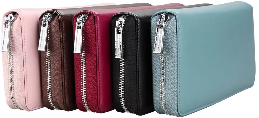 KB160 2019 fashion single zipper luxury designer women pu leather wallet lady ladies long purse