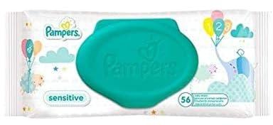 Pampers Sensitive Baby Wipes - 56 Pieces