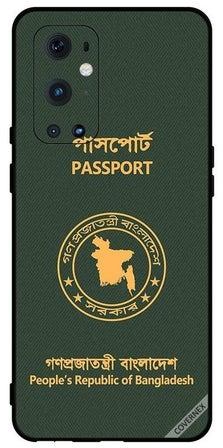 غطاء حماية واق لهاتف ون بلس 9 برو بطبعة جواز سفر بنغلاديش متعدد الألوان