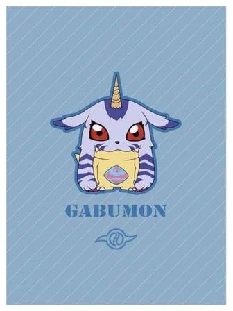 The Anime Digimon Printed Mouse Pad Blue/Yellow