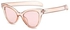Women's Full Rim Cat Eye Sunglasses - Lens Size: 50 mm