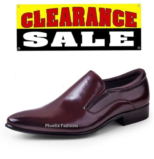 Fashion Brown Slip-on Leather Official Shoes