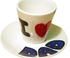 "I Love Dad" Coffee Cup and Plate