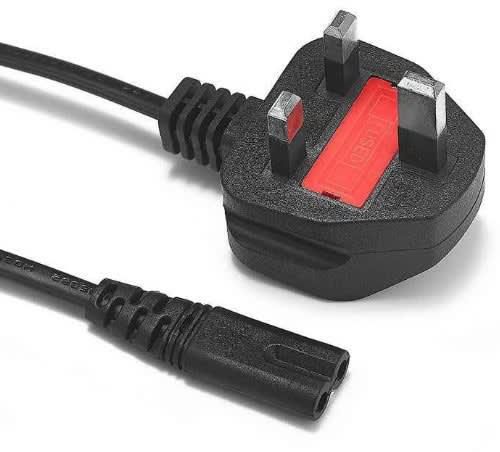 C7 Power Cord With Fuse For Printer, Kettle, Radio -  1.5m