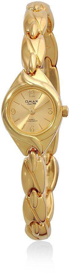 Omax Analog Watch For Women - Stainless Steel , Gold - OMJJL448G031