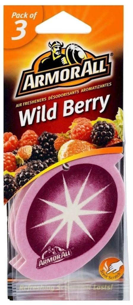 Pack of 3 Air Freshener Card Wildberry