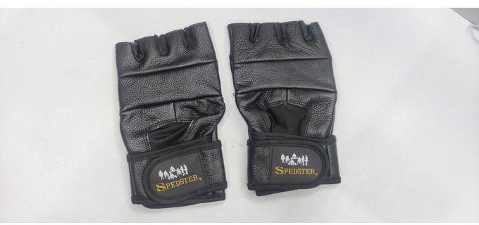 Leather Workout Gym Gloves
