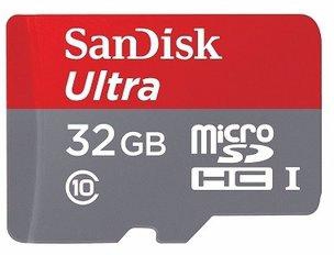 SanDisk Ultra Memory Card - Class 10 - 32gb