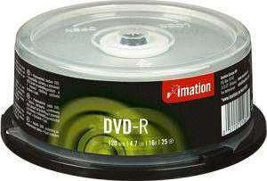 Imation DVD-R 4.7GB 16x, 25-pack Spindle