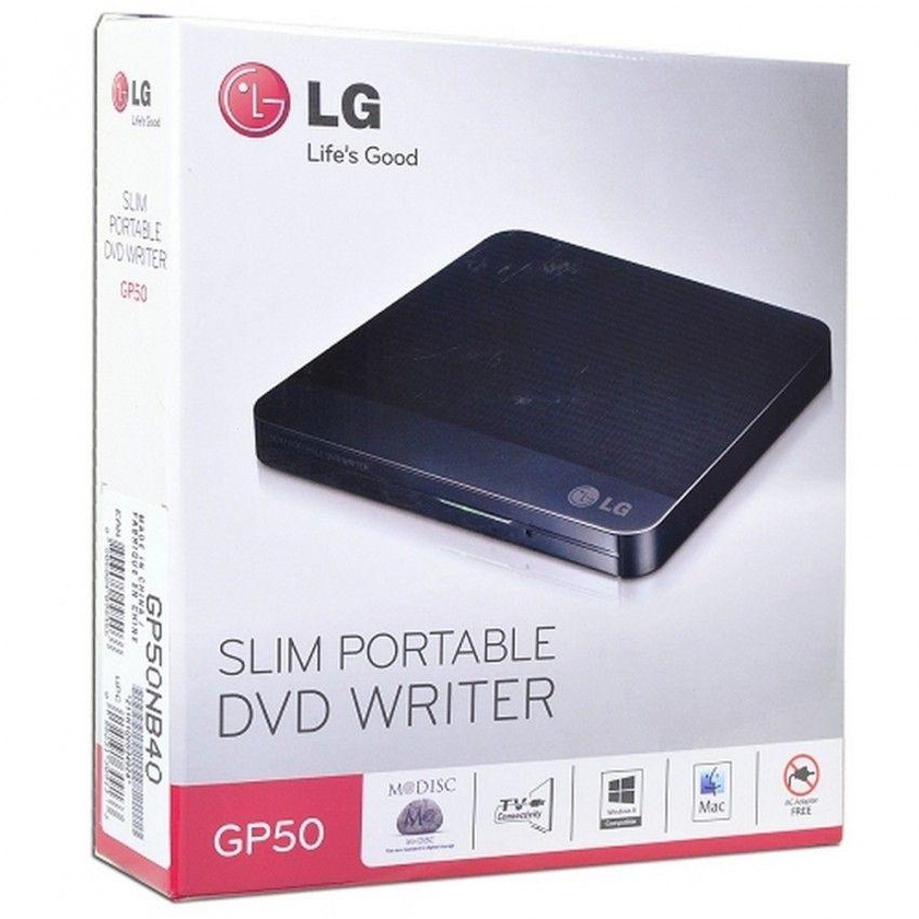 LG GP50 External Slim Portable DVD /CD Writer Attractive Design