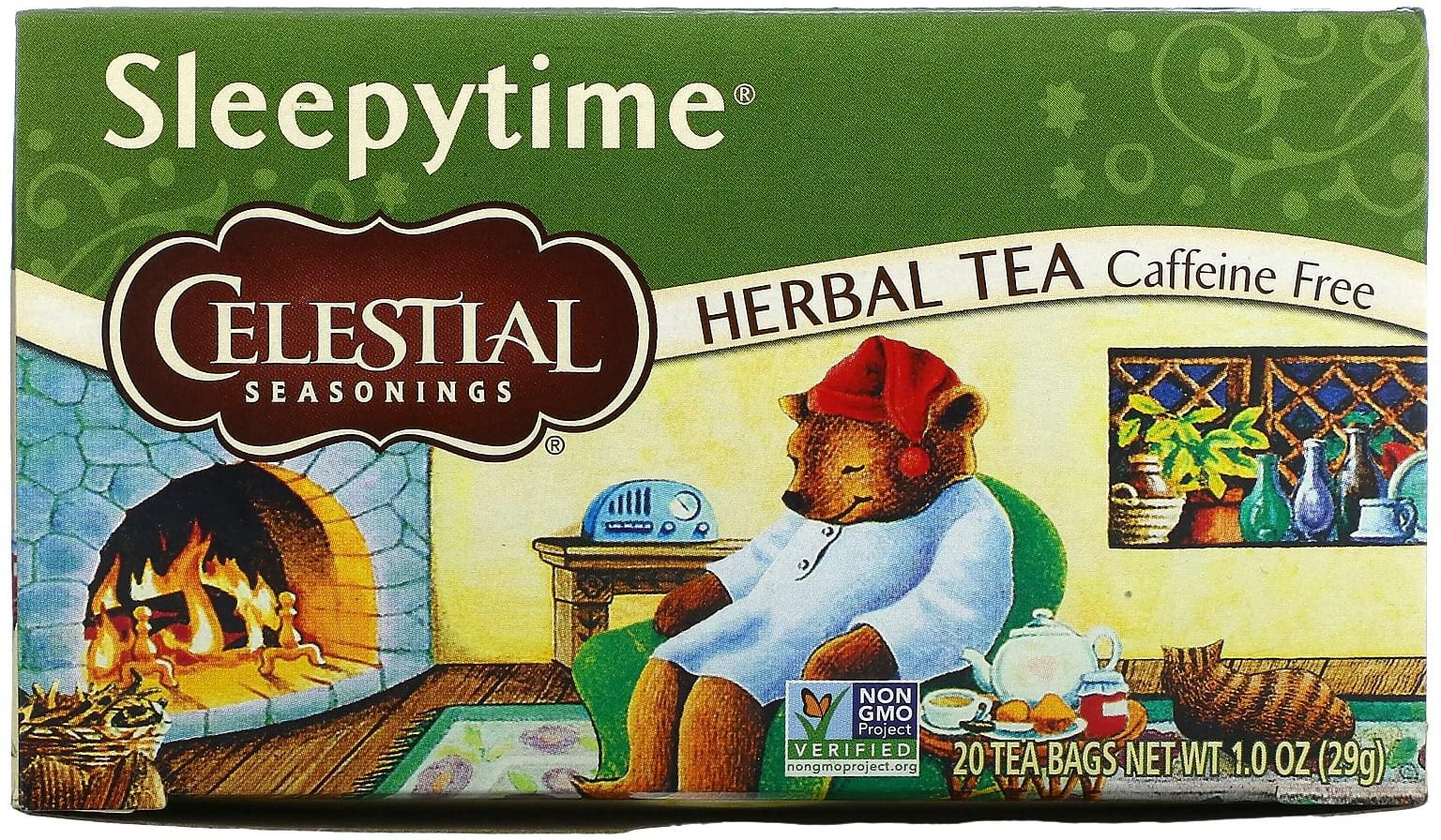 Celestial Seasonings‏, شاي أعشاب، Sleepytime، خالٍ من الكافيين، 20 كيس شاي، 1.0 أونصة (29 جم)