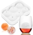 Fantastic Flower 15 Color Hot Sale Ice Cube Mold Silicone Ice Cube Mold Maker Tray Whiskey Drink Ice Ball -Red SIZE 6 Hole