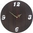 Get Wooden Wall Watch Heart Shape - Brown with best offers | Raneen.com