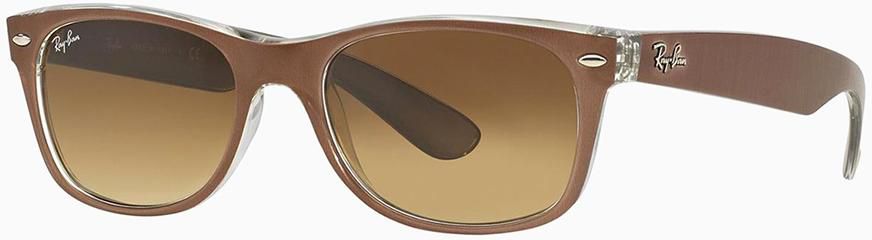 Ray-Ban Men's RB2132 Brown Square Sunglasses