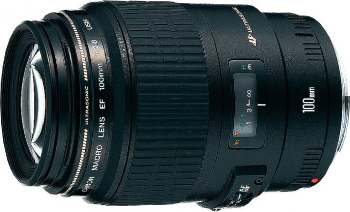 Canon EF 100mm 2.8 Macro USM Camera Lens