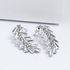 fluffy women accessories Soiree Zircon Earring Of Fluffy Women's Accessories-Silver