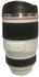Stainless Steel Camera Lens Mug - White