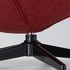 HAVBERG Swivel armchair - Lejde red-brown