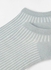 Stripe Print Socks Light Grey