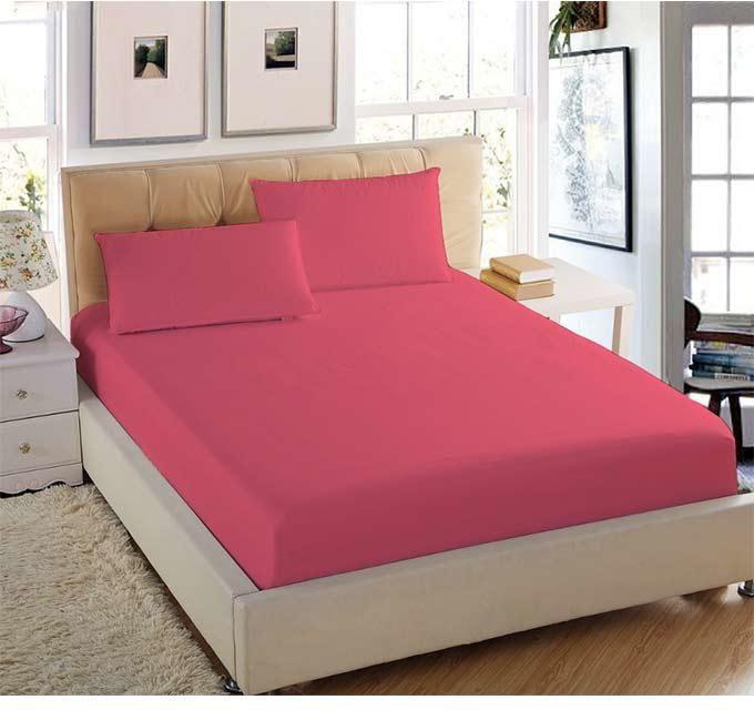 kazafakra BSH109 Cotton Bed Sheet with Elastic - 3 Pcs
