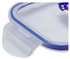 Zen Nestable Food Container Clear/Blue 520ml