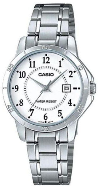 Casio LTP-V004D-7BUDF Stainless Steel Watch – Silver