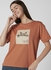 Regular Printed T-Shirt Orange
