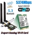 Desktop Wi-Fi 6E Intel AX210 PCIe Wireless Adapter Bluetooth 5.3 5400Mbps