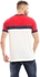 Kady round neck Basic T-shirt casual look - red-off-white
