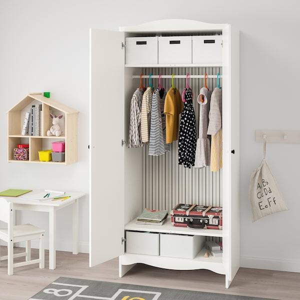 SMÅGÖRA Wardrobe, white, 80x50x187 cm - IKEA