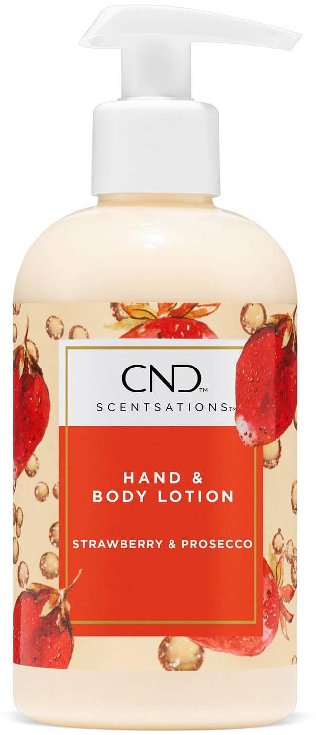 CND SPA Scentsations Hand and Body Lotion Strawberry and Prosecco 245ml