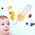4-in-1 Silicone Baby Squeezing Spoon Feeding Bottle Feeder