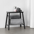 VILTO Storage stool, black, 45 cm - IKEA