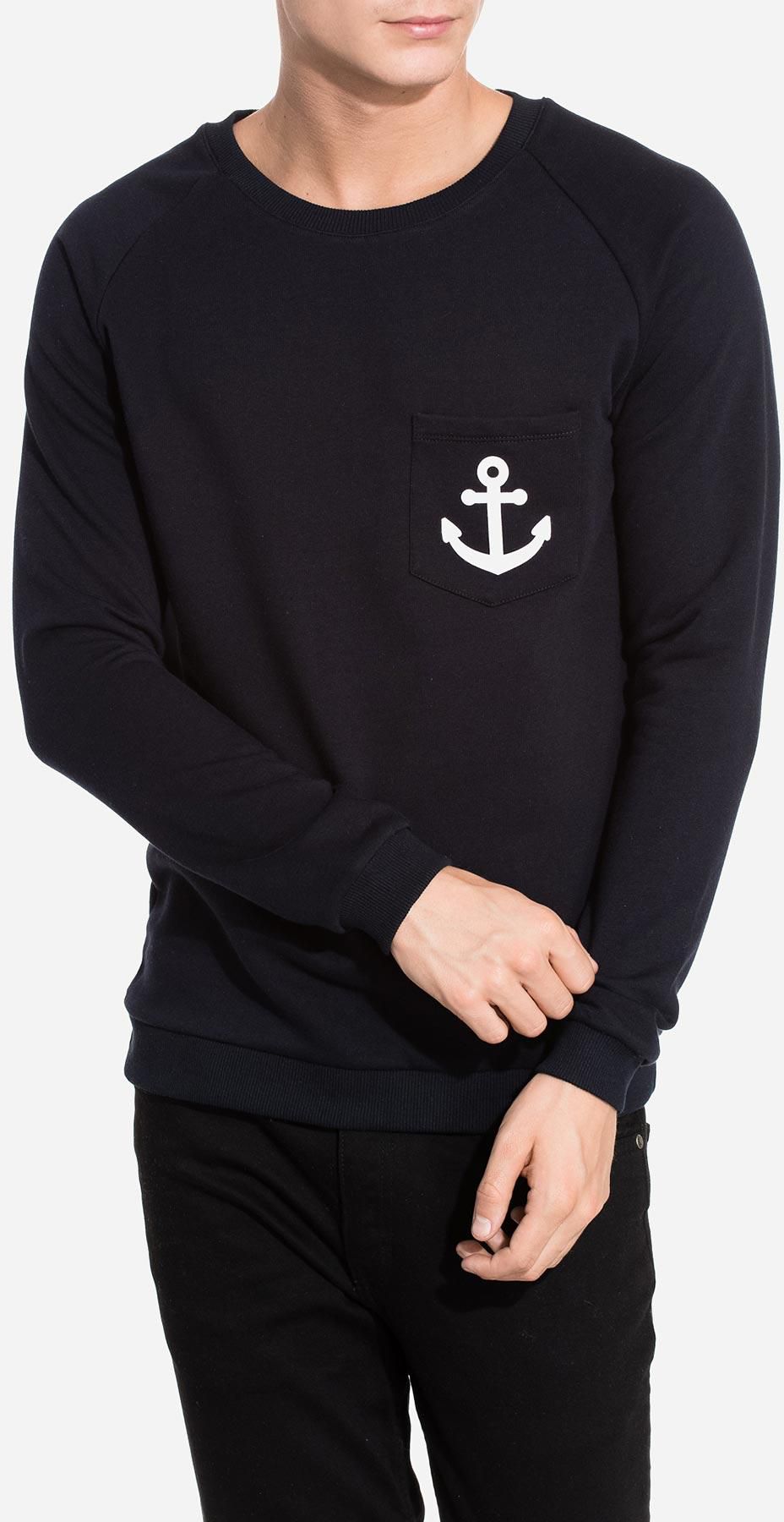 NLY MAN - Anchor Print Sweater