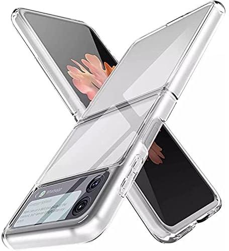 Case for Samsung Galaxy Z Flip3, Crystal Clear Hard PC Anti-Scratch Protective Case, Cell Phone Cover Cases for Samsung Galaxy Z Flip 3 5G, 2021(Transparent)