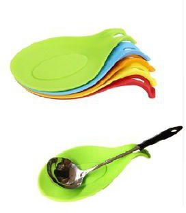 Executive Kitchen New Silicone Spoon Rest Insulation Mat Heat Resistant Placemat Drink Tray Pad Kitchen Tool