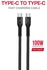 Trands Nylon Braided USB Type-C Cable 1m Black
